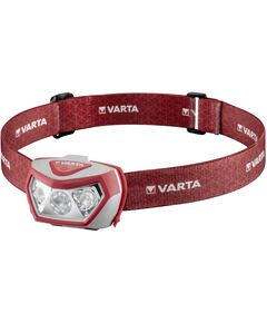 VARTA Ліхтар Налобний Outdoor Sports H20 Pro IPX4, до 200 люмен, до 50 метров, біле/червоне світло, 3хААА, фото  | SNABZHENIE.com.ua