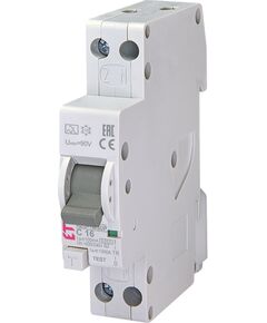 ETI Диф. автоматичний вимикач KZS 1M SUP C 16/0,1 тип A (6kA), фото  | SNABZHENIE.com.ua