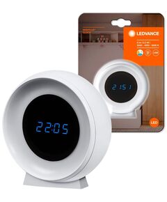 LEDVANCE Нічник NIGHTLUX CLOCK білий, фото  | SNABZHENIE.com.ua