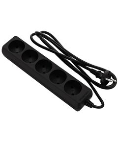 2E Мережевий подовжувач 5XCEE7/17, 2G*1.0мм, 1.5м, black, фото  | SNABZHENIE.com.ua
