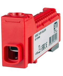 ETI Блок розподільчий EDBC-1x25-13x2,5/R 63A, 1000V AC/1500V DC, фото  | SNABZHENIE.com.ua