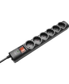 Trust Мережевий фільтр Surge Guard 6XSchuko 1.8м Black, фото  | SNABZHENIE.com.ua