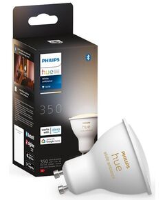 Philips Hue Лампа розумна GU10, 5W(50Вт), 2200K-6500K, Tunable white, ZigBee, Bluetooth, димування, фото  | SNABZHENIE.com.ua