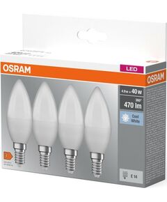 Osram Набір ламп 4шт LED E14 4.9Вт 4000К 470Лм B40, фото  | SNABZHENIE.com.ua