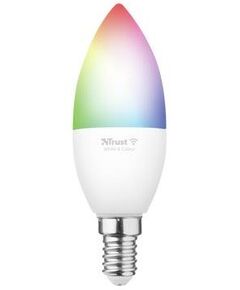 Trust Лампа розумна E14 470 Lumen, 1800-6500k, RGBCW, білий, фото  | SNABZHENIE.com.ua