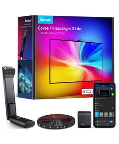 Govee Набір адаптивного підсвічування H6097 Backlight 3 Lite 40-50', RGBICW, WI-FI/Bluetooth, чорний, фото  | SNABZHENIE.com.ua