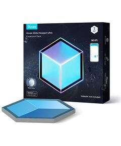 Govee Настінний світильник H106A Glide Hexagon Light Panels Ultra expansion pack, 1шт, RGBIC, WI-FI/Bluetooth, фіолетовий, фото  | SNABZHENIE.com.ua
