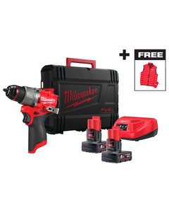 Дрель-шуруповёрт аккумуляторная бесщёточная ударная MILWAUKEE M12 FPD2MC-602X (45 Нм)(ЗУ+2Х6Ач+HDкей, фото  | SNABZHENIE.com.ua