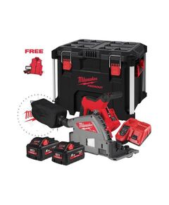Пила дисковая погружная аккумуляторная бесщеточная MILWAUKEE M18 FPS55MC-552P PACKOUT, фото  | SNABZHENIE.com.ua