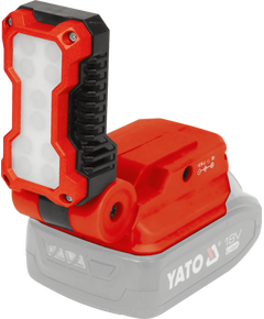 Світильник акумуляторний SMD-діодний, YATO 18 В 5 Вт,обертов-180°, 500 Lm (БЕЗ АКУМУЛЯТОРА), фото  | SNABZHENIE.com.ua