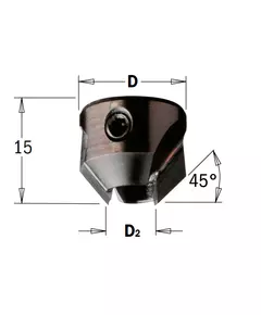 Зенкер лівий для свердл з чотирма канавками 8 мм CMT (316.080.12), фото  | SNABZHENIE.com.ua