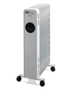 Обігрівач оливний Gorenje, 15м2, 2000Вт, електр. упр-ння, 9 секцій, пульт ДК, білий, фото  | SNABZHENIE.com.ua