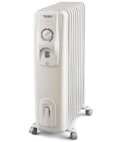 Обігрівач оливний TESY CC 2510 E05 R, 28м2, 2500Вт, мех. упр-ння, 10 секцій, білий, фото  | SNABZHENIE.com.ua