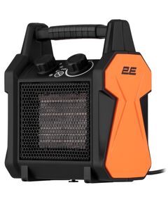 Теплова гармата електрична 2E Portable Ceramic, 2кВт, 20м кв, 139м куб/год, керамічний нагрів. елемент (PTC), чорний, фото  | SNABZHENIE.com.ua