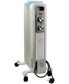 Обігрівач оливний RM Electric, 15м2, 1500Вт, мех. упр-ння, 7 секцій, зволожувач, білий, фото  | SNABZHENIE.com.ua