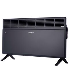 Конвектор електричний ARDESTO CH-2500MCA, 2500 Вт, 25 м2, закритий нагрів. елемент, IP24, мех. керування, антрацит матовий, фото  | SNABZHENIE.com.ua