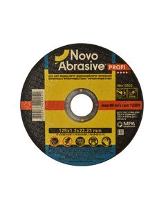 Відрізний круг NovoAbrasive PROFI**** 41 14А 125 1,2 22,23, фото  | SNABZHENIE.com.ua
