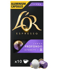 Кава L`OR капсули  Lungo Profondo, 100% арабіка, 10шт, Nespresso, фото  | SNABZHENIE.com.ua