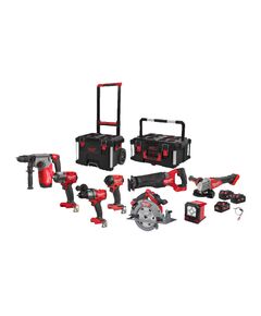 Набор из 8ми инструментов аккумуляторных бесщеточных MILWAUKEE M18 FPP9B-557P, фото  | SNABZHENIE.com.ua