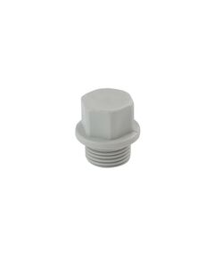 Заглушка пластиковая PPR Rozma 20х1/2" РН без уплотнения, фото  | SNABZHENIE.com.ua