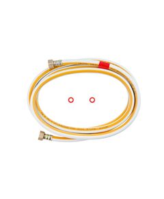 Шланг газовый Nikiforov 1/2" ВВ 350 см с латунными гайками ПВХ белый, фото  | SNABZHENIE.com.ua