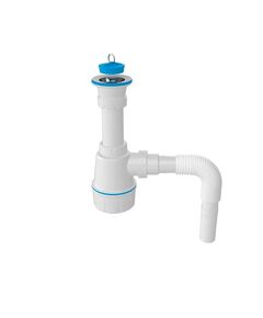 Сифон для раковины ANIplast с выпуском 70 мм, выходом 50 мм С0110EU, фото  | SNABZHENIE.com.ua