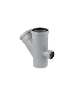 Крестовина для внутренней канализации Rozma 110х110х45°+50/90°, фото  | SNABZHENIE.com.ua