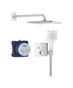 Душевая система скрытого монтажа термостатическая Grohe QuickFix Precision SmartControl Cube 34876000, фото  | SNABZHENIE.com.ua