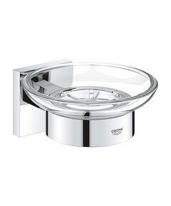 Мыльница с держателем Grohe QuickFix Start Cube 41096000, фото  | SNABZHENIE.com.ua