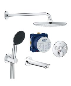 Душевая система скрытого монтажа термостатическая Grohe QuickFix SmartControl UA202802R3, фото  | SNABZHENIE.com.ua