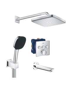 Душевая система скрытого монтажа термостатическая Grohe QuickFix SmartControl UA202802C3, фото  | SNABZHENIE.com.ua