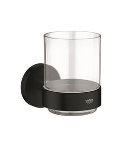 Стакан с держателем для ванной комнаты Grohe QuickFix Start 411942430, фото  | SNABZHENIE.com.ua