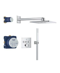 Душевая система скрытого монтажа термостатическая Grohe QuickFix Precision SmartControl Cube 34875000 , фото  | SNABZHENIE.com.ua