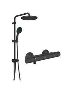 Смеситель термостатический для душа Grohe QuickFix Start Black UA303908T2, фото  | SNABZHENIE.com.ua