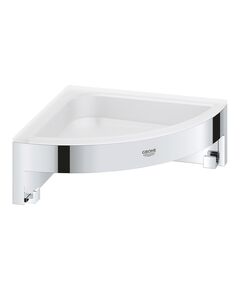 Полка для душа Grohe QuickFix Start Cube угловая с крючками 41106000, фото  | SNABZHENIE.com.ua