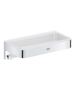 Полка для душа Grohe QuickFix Start Cube с крючками 41107000, фото  | SNABZHENIE.com.ua