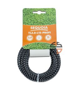 Косильная леска SEQUOIA TL2.0-L15-Profi, 15 м, фото  | SNABZHENIE.com.ua