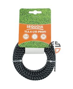 Косильна леска SEQUOIA TL2.4-L15 Profi для тримерів і газонокосилок, фото  | SNABZHENIE.com.ua
