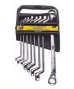 Ключи накидные MASTERTOOL COLD STAMPED набор 8 шт (6х7-20х22 мм) CrV DIN897 72-3208, фото  | SNABZHENIE.com.ua