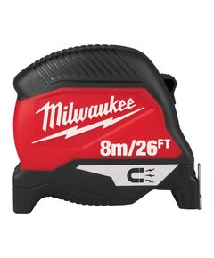Рулетка магнітна MAGNETIC MILWAUKEE (Gen4), (полотно 30мм), 8м/26ft, фото  | SNABZHENIE.com.ua