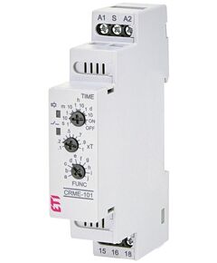 Багатофункціональне реле часу ETI, CRME-101 (12-240V AC/DC, 1x16A, AC1), фото  | SNABZHENIE.com.ua