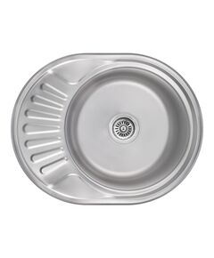 Кухонная мойка Brinex 5745 0,8 мм Satin (BRIN5745SAT08), фото  | SNABZHENIE.com.ua
