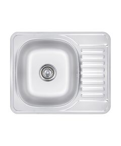 Кухонная мойка Brinex 5848 0,8 мм Satin (BRIN5848SAT08), фото  | SNABZHENIE.com.ua
