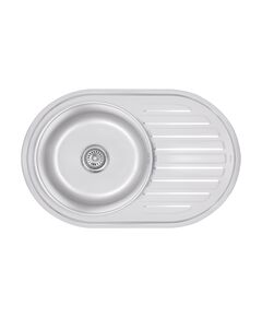 Кухонная мойка Brinex 7750 0,8 мм Satin (BRIN7750SAT08), фото  | SNABZHENIE.com.ua