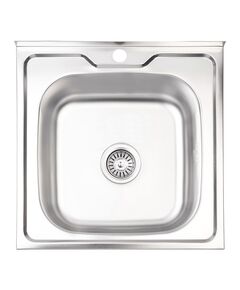 Кухонная мойка Brinex 5050 0,6 мм Satin (BRIN5050SAT06), фото  | SNABZHENIE.com.ua