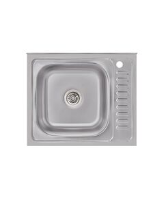 Кухонная мойка Brinex 6050-L 0,6 мм Satin (BRIN6050LSAT06), фото  | SNABZHENIE.com.ua