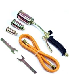 Горелка ручная газовоздушная MASTERTOOL с насадками Ø 25/35/50 мм 400 мм 3785 г/час 53 кВт 1300°C 44-5055, фото  | SNABZHENIE.com.ua