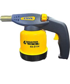 Лампа газовая паяльная MASTERTOOL пьезоподжиг Ø 20 мм/1300°С 1.3 кВт 94.6 г/час 44-5114, фото  | SNABZHENIE.com.ua