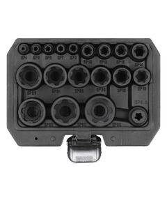 Набір головок торцевих TORX Plus  YATO Е4-Е32, квадрати: 1/4", 3/8", 1/2", 19 шт., фото  | SNABZHENIE.com.ua