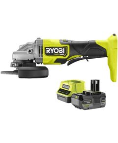 Шліфмашина кутова акумуляторна Ryobi ONE+ НР RAG18X-1C40S 125мм 18В 1х4А·год 9200об·хв 2.1кг сумка, фото  | SNABZHENIE.com.ua